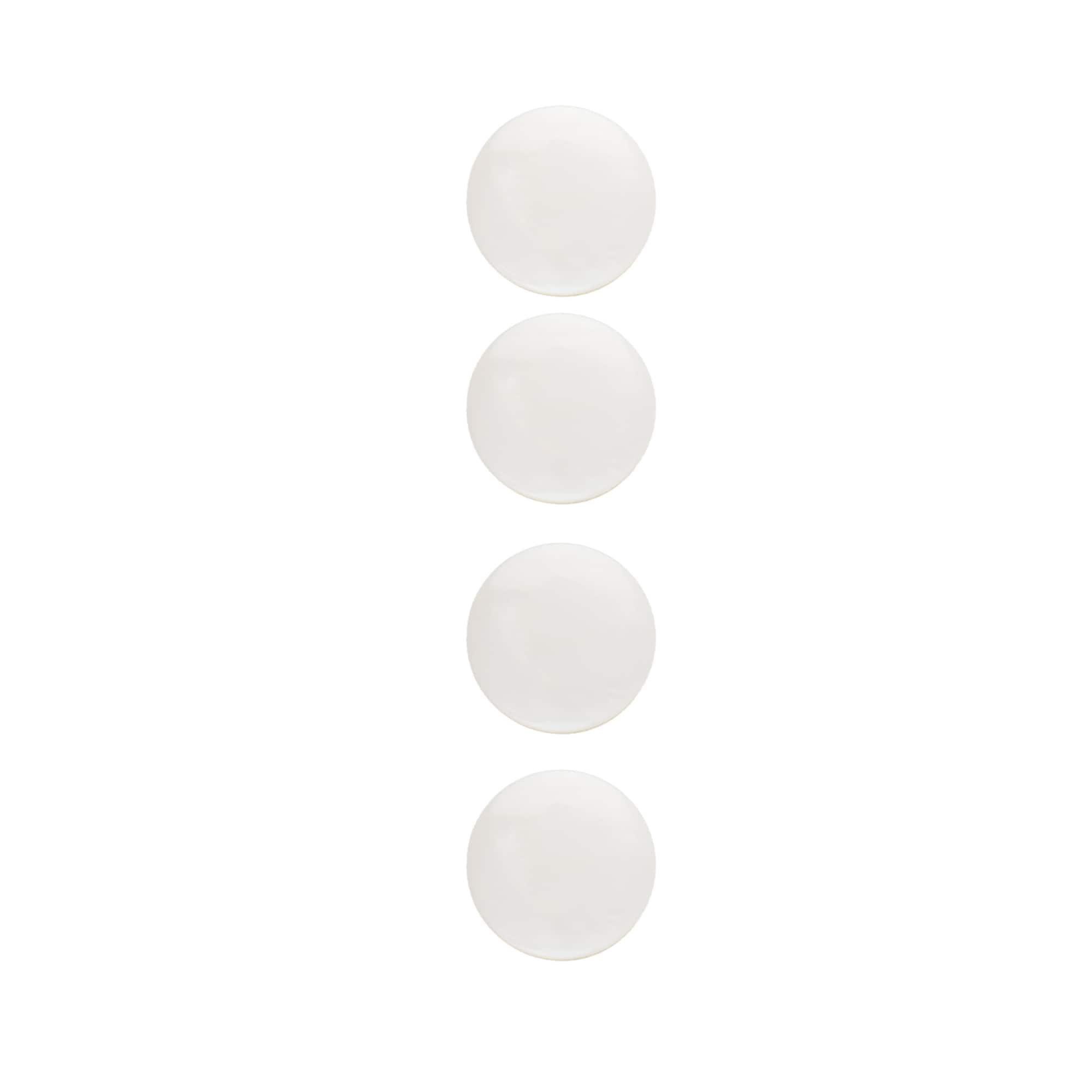 LaMode® 1/2" White Marbled Shank Buttons, 4ct.